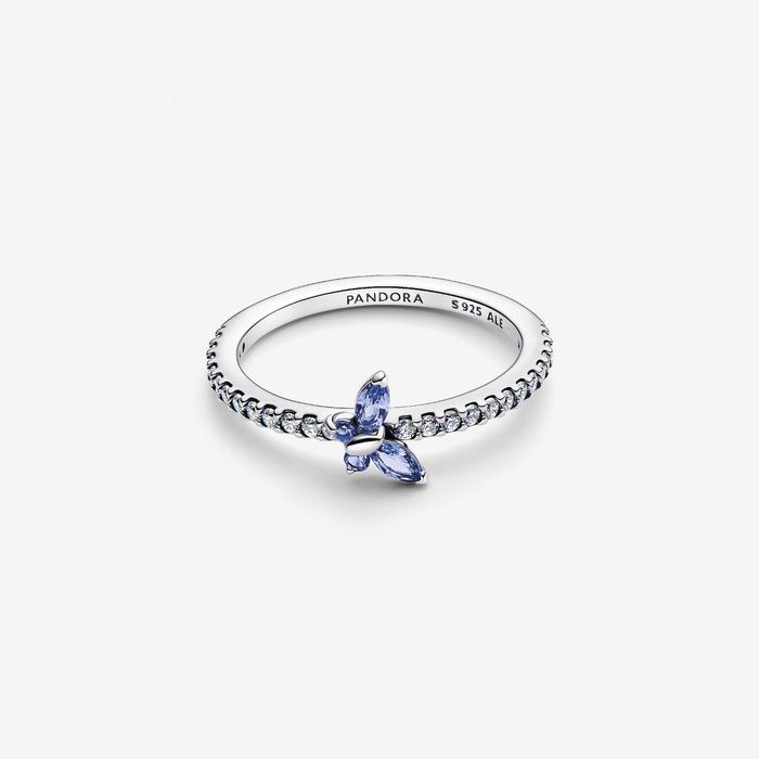 Anello Farfalla scintillante