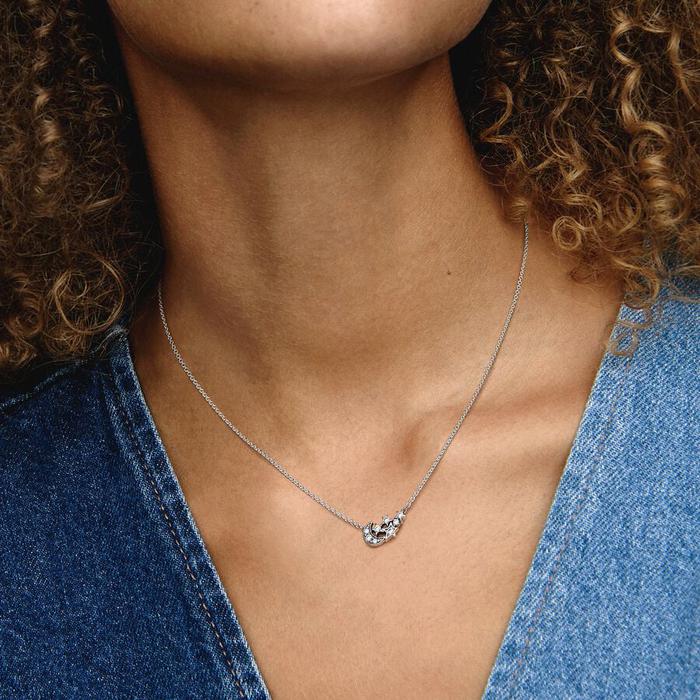Collana Luna Crescente e Stelle