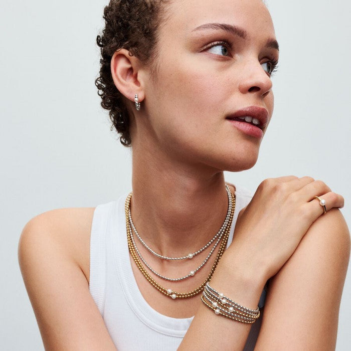 Collana con Perla d’Acqua Dolce Coltivata e Sfere
