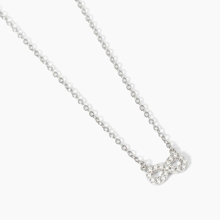 Girocollo in argento con ciondolo infinito ENDLESS