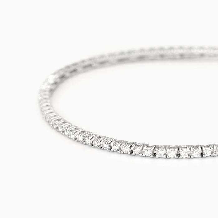 Bracciale tennis in argento con zirconi Tennis Club