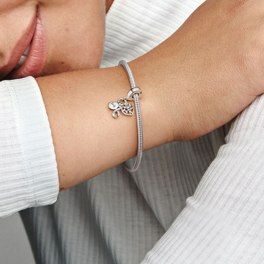 Charm Pendente Famiglia Per Sempre