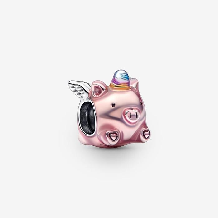 Charm Maialino Unicorno