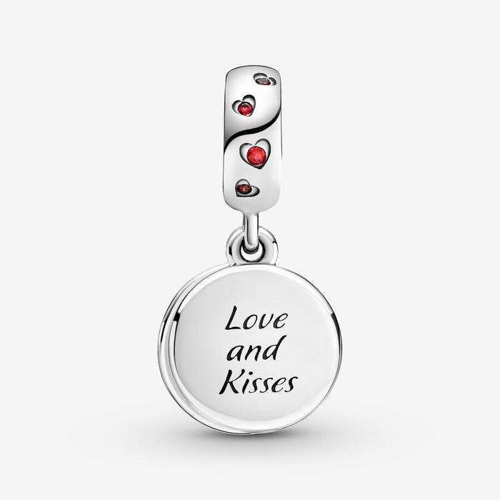 Disney, Charm Pendente Mickey Mouse & Minnie Amore e Baci