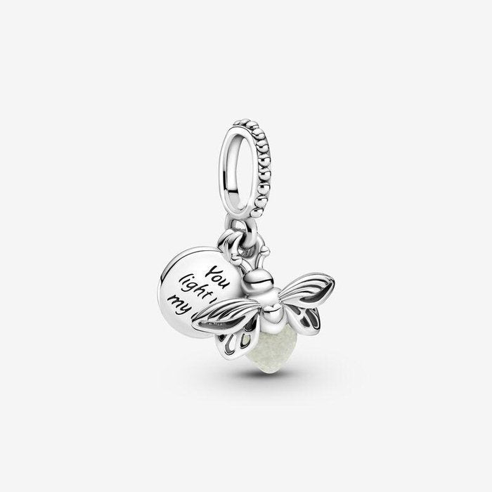 Charm Pendente Lucciola che si Illumina al Buio