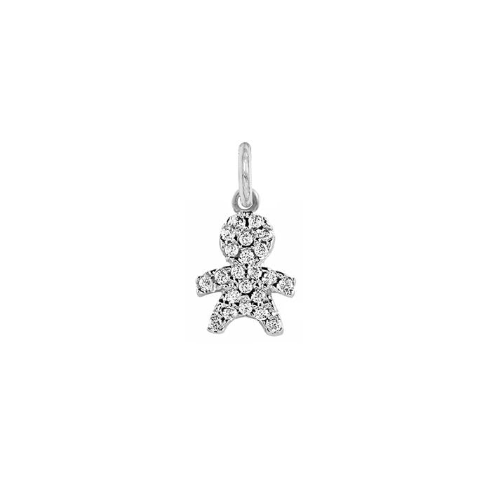 Charm Bambino in Oro e Zirconi