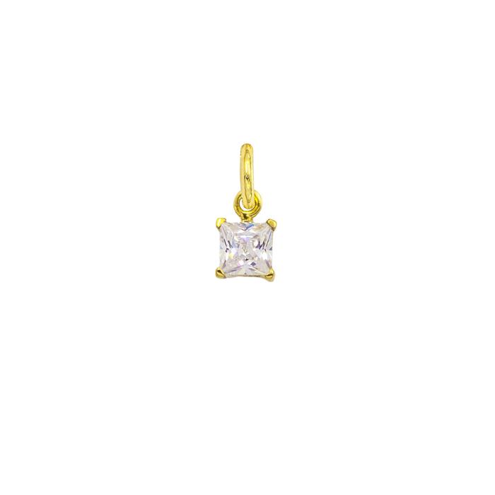 Charm Luce in Oro e Zirconi