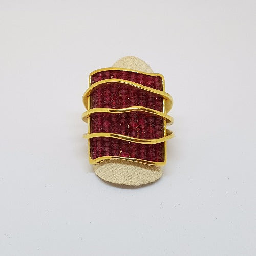 Anello rubini e br