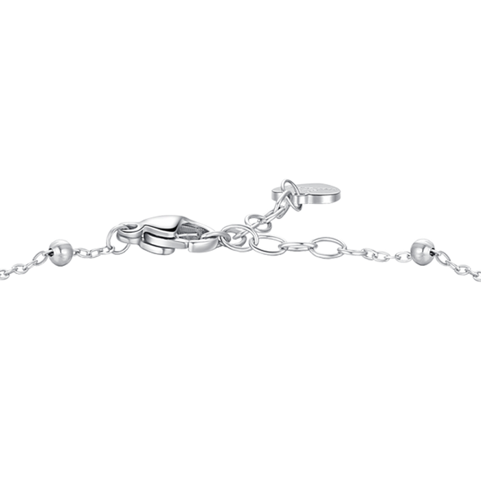 BRACCIALE DONNA IN ACCIAIO CON STELLA E PUNTI LUCE DI ZIRCONE BIANCO