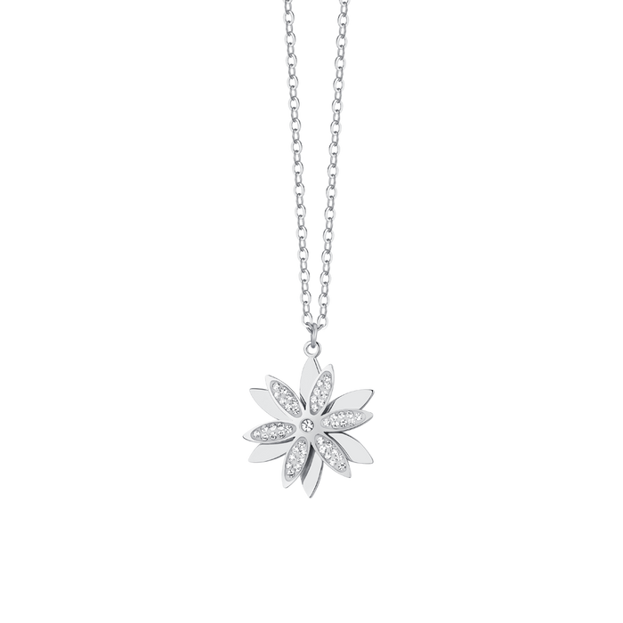 COLLANA DONNA IN ACCIAIO FIORE DELLA VITA GIREVOLE