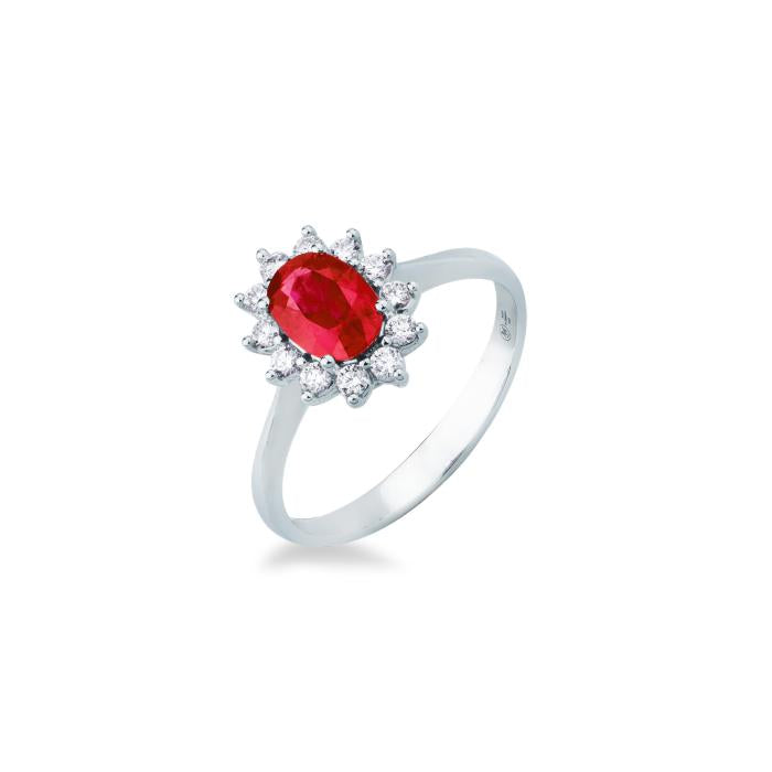 ANELLO RUBINO E BR