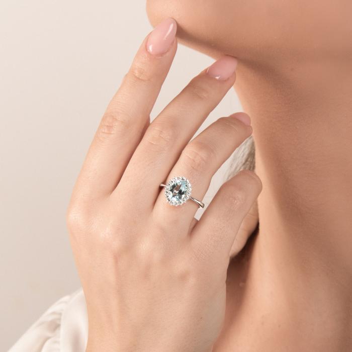 ANELLO ACQUAMARINA BR