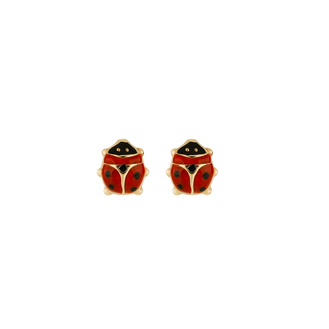 Orecchini coccinella