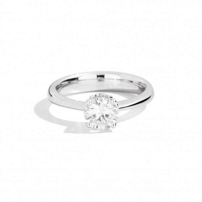 Anello anniversary solitario br 0.42
