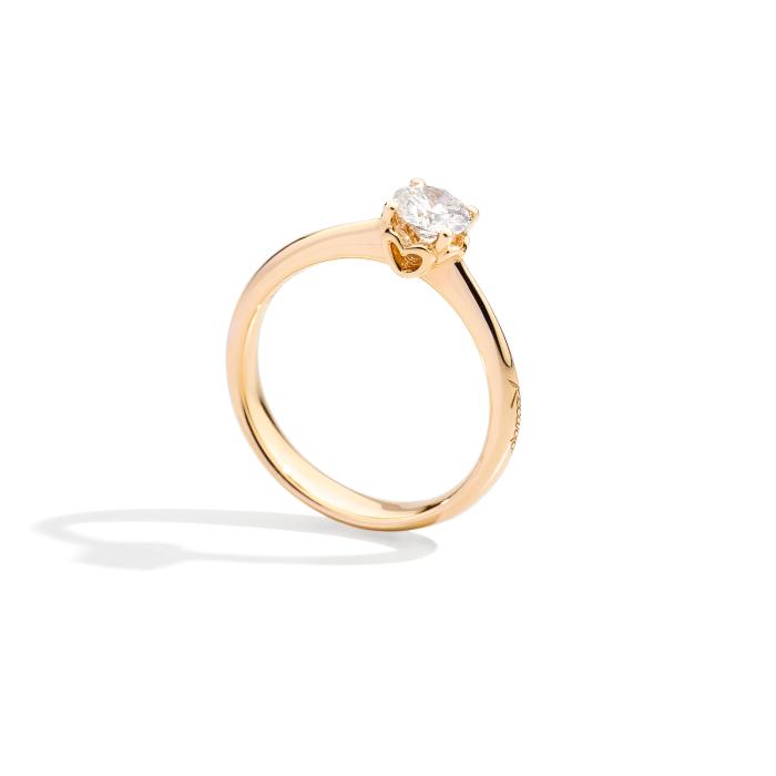 Anello anniversary solitario br 0.24