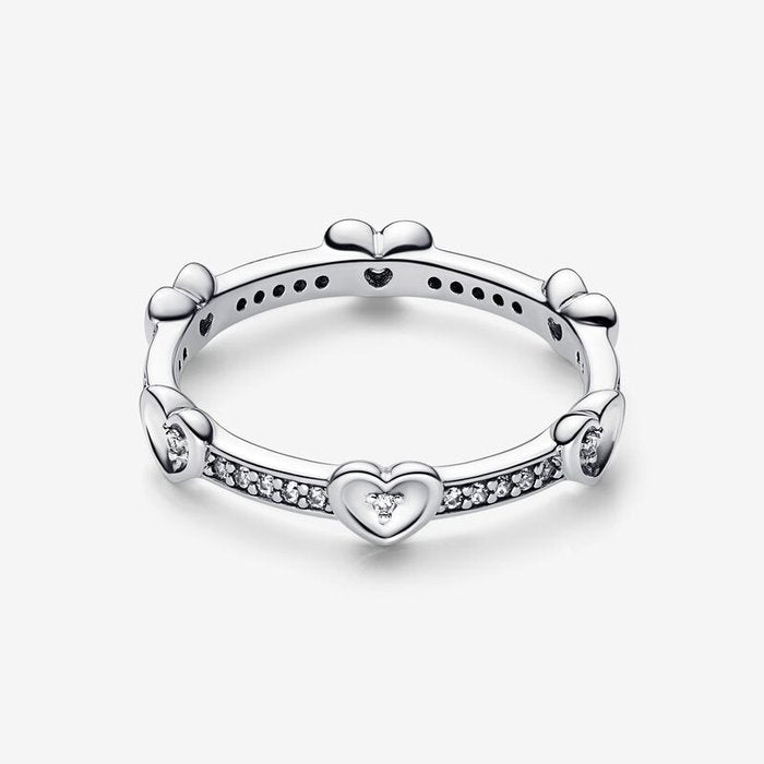 Anello Cuori Splendenti