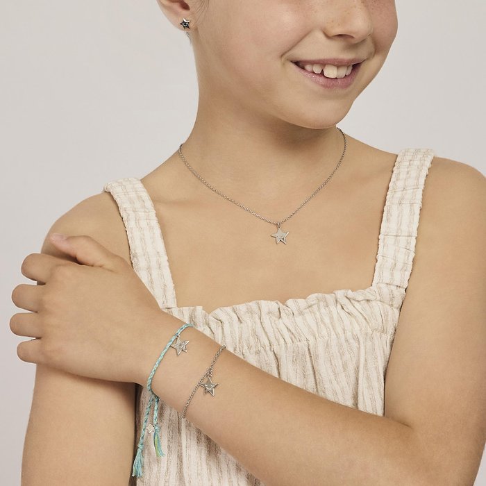 Bracciale in argento 1, 2, 3 STELLA