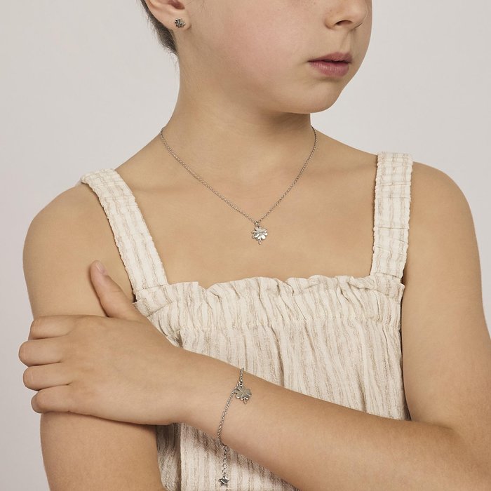 Collana con quadrifoglio CERCAMI
