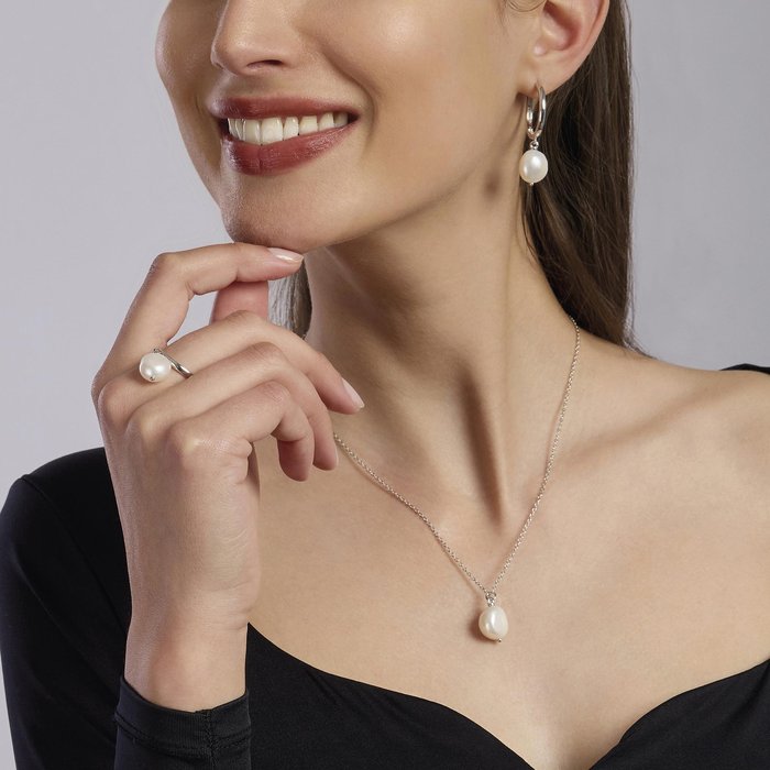 Girocollo con perla CHARME