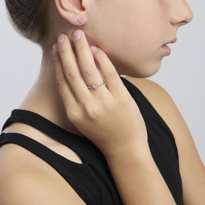 Anello in argento con cuoricino MON AMOUR