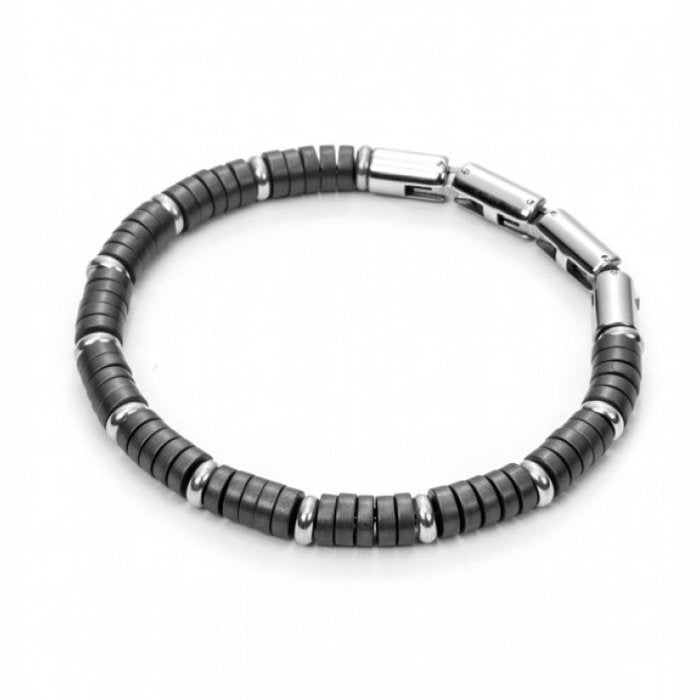 Bracciale rondelle in ematite