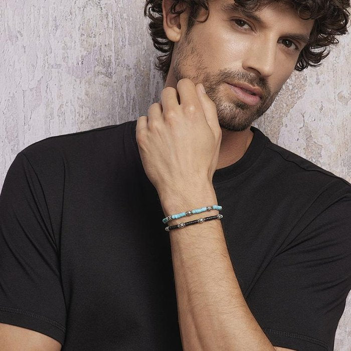 BRACCIALE TURCHESE E ARGE