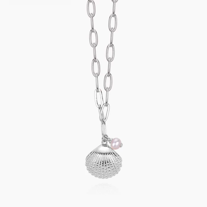 COLLANA CONCHIGLIA CON PERLA