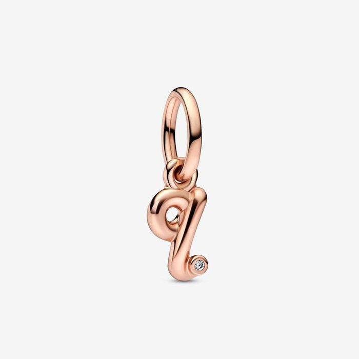 Charm pendente Alfabeto con lettera q
