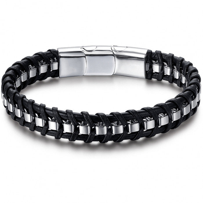 Bracciale corda con piastra