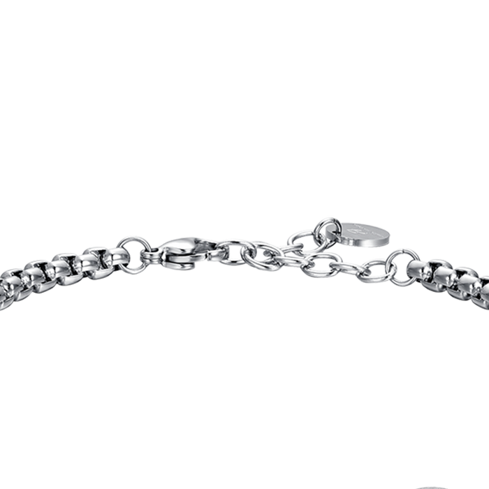 BRACCIALE UOMO IN ACCIAIO SEGNO ZODIACALE SAGITTARIO PIASTRA