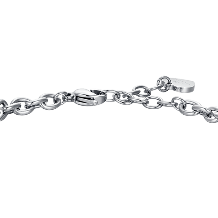 BRACCIALE DONNA IN ACCIAIO SEGNO ZODIACALE ACQUARIO PIASTRA