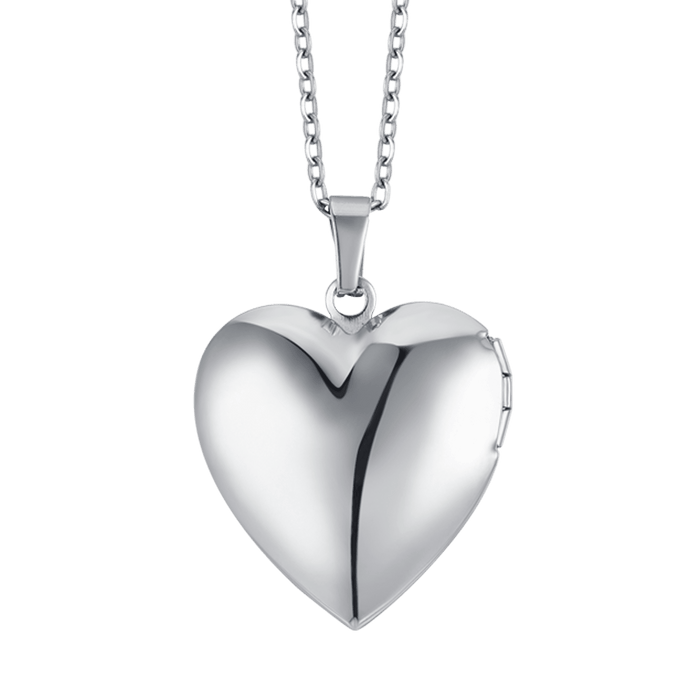 COLLANA DONNA IN ACCIAIO CON CUORE