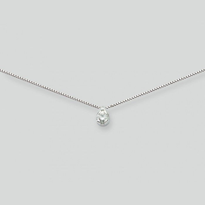 Girocollo con brillante