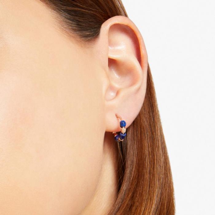 Orecchini hoop mini granelli