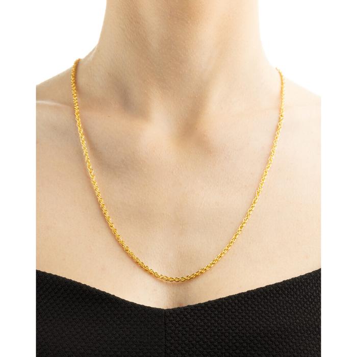 Collana corda dorata
