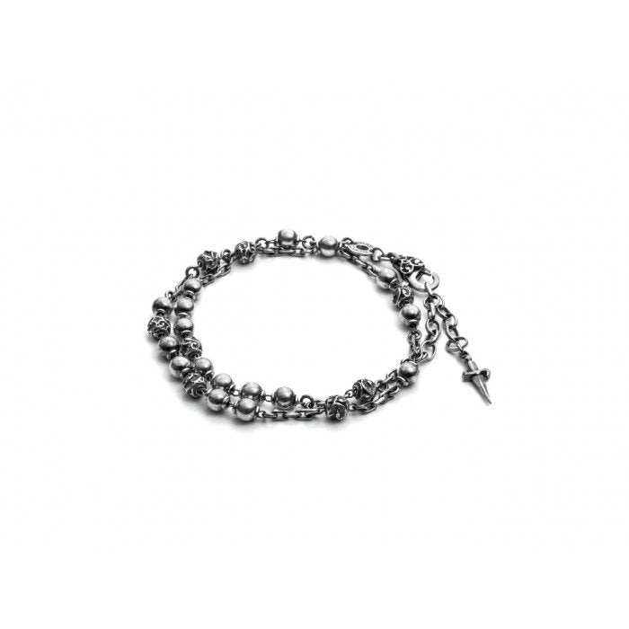 Bracciale doppio giro pallini
