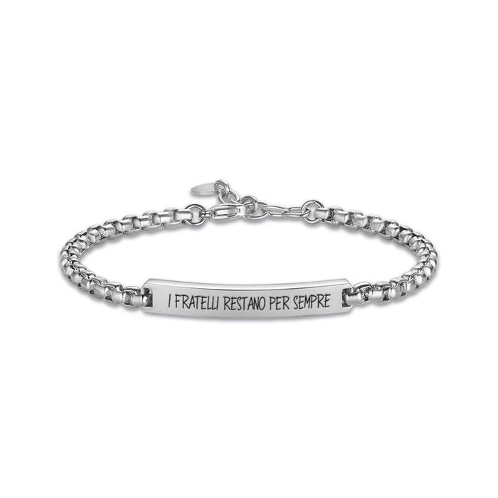 Bracciale in acciaio i fratelli restano per sempre