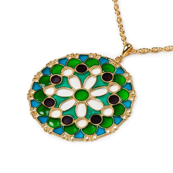 Pendente Merletti Tondo Verde