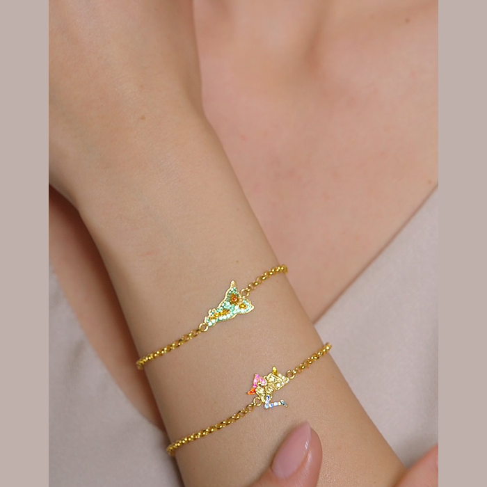 Bracciale Rolò Trinacria Lapilli