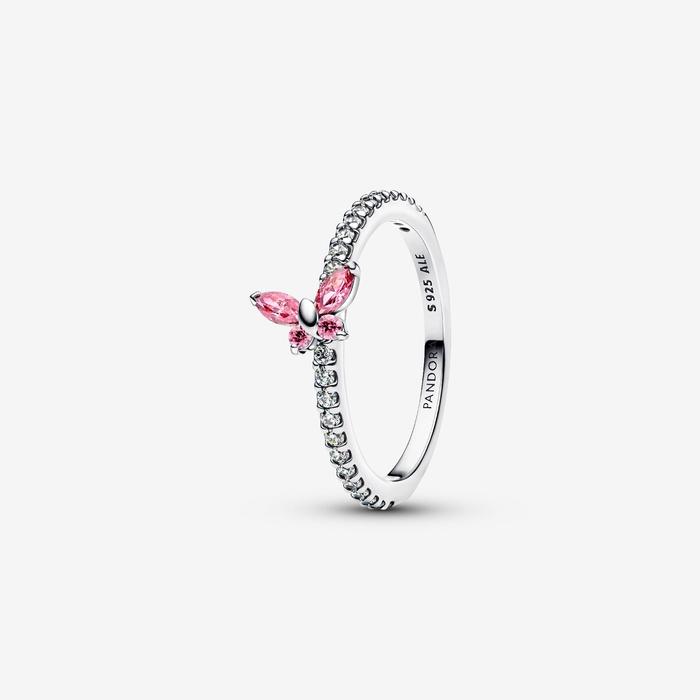 Anello Farfalla scintillante