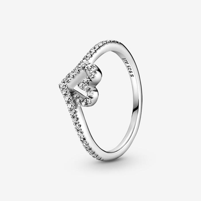 Anello Cuore Desiderio Scintillante