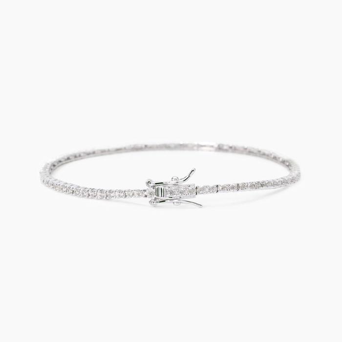 Bracciale tennis in argento con zirconi Tennis Club
