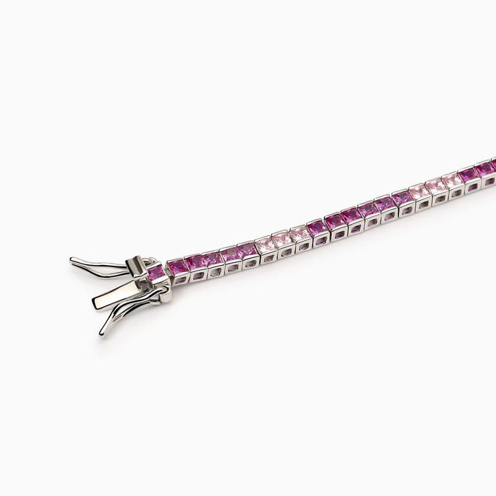 Bracciale tennis con tormaline sintetiche Tennis Club