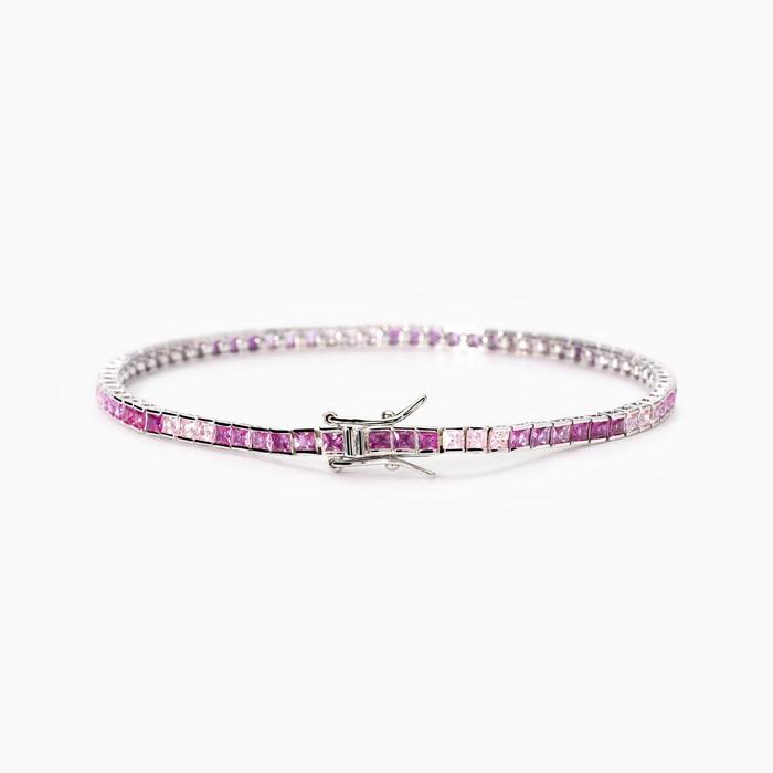 Bracciale tennis con tormaline sintetiche Tennis Club
