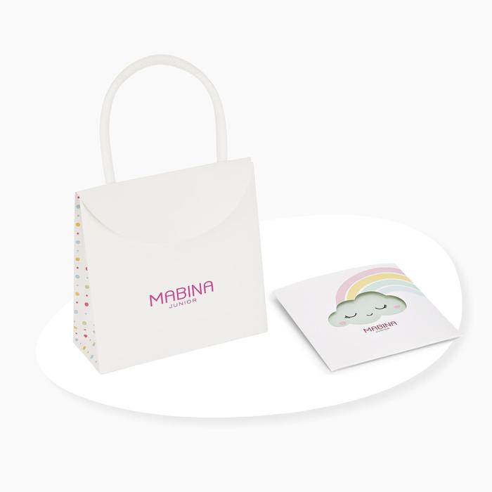 Bracciale neonato con lettera B e diamante Lab-Grown Welcome Baby
