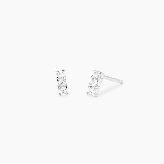 Orecchini trilogy con diamanti lab-grown My Diamond