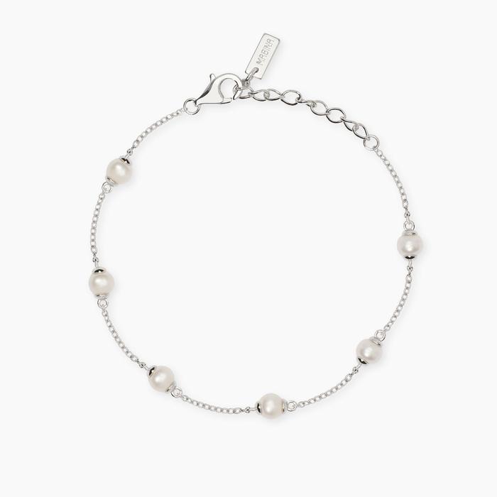 Bracciale in argento con perle coltivate C'ERA UNA VOLTA