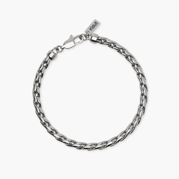 Bracciale uomo in acciaio con catena cardano Style 34