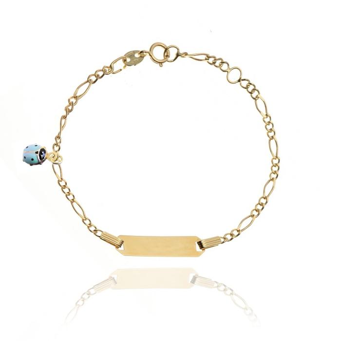 Bracciale Girl Coccinella d'Oro Vero