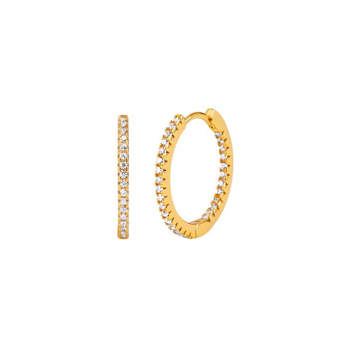 Orecchini Zircone Multicolor d'Oro Vero